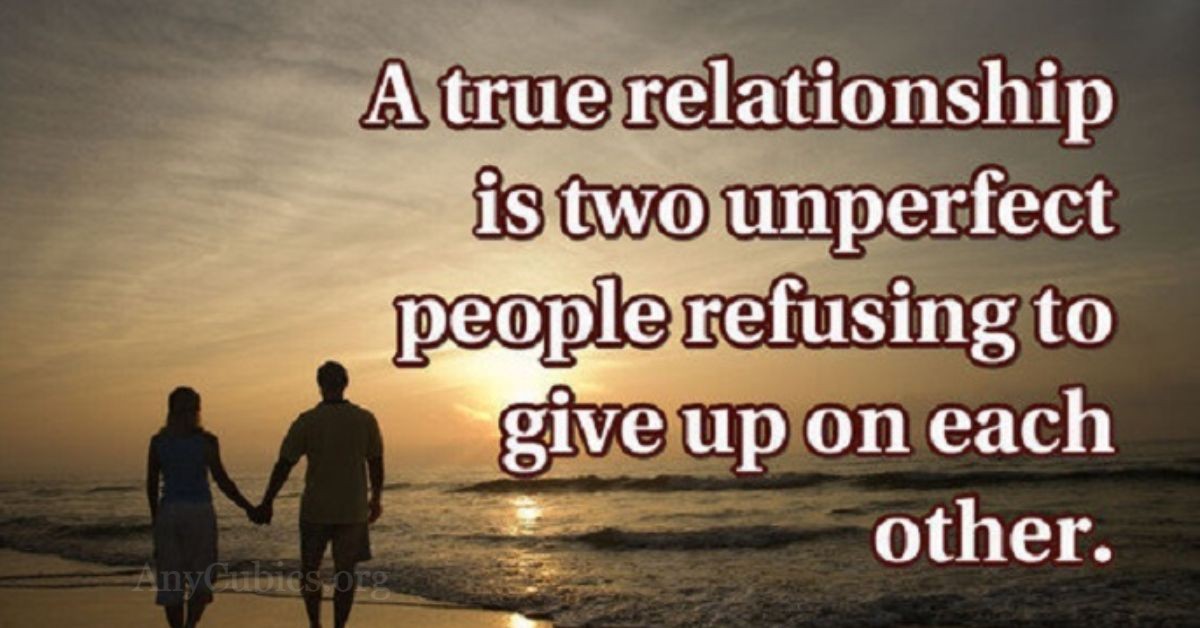 A True Relationship is Two Imperfect People Refusing-Tymoff