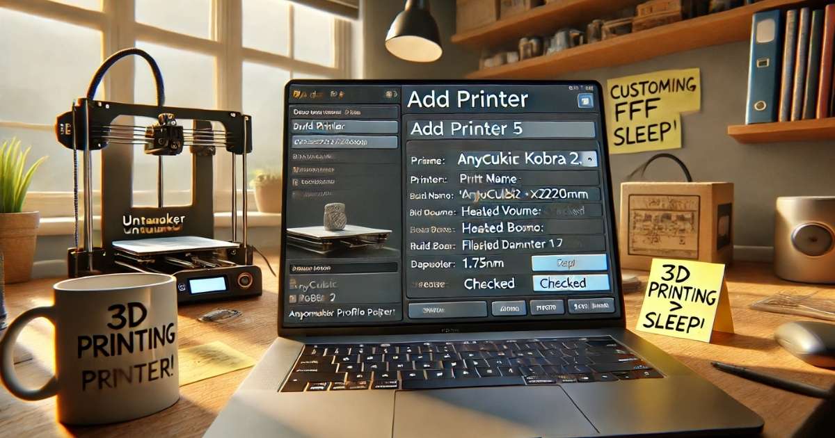 Anycubic Kobra 2 Cura settings best beginner