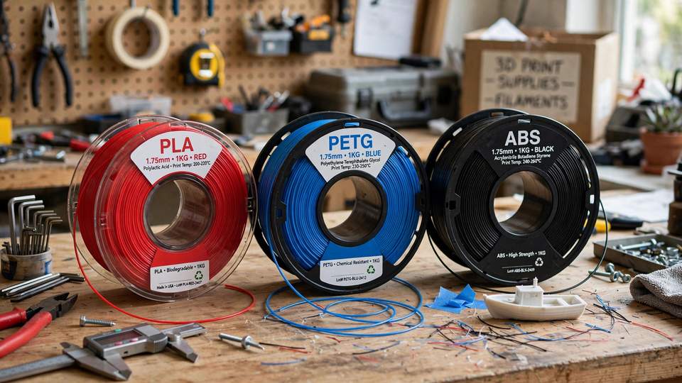 PLA vs PETG vs ABS: Which Filament Suits Australia’s Climate?