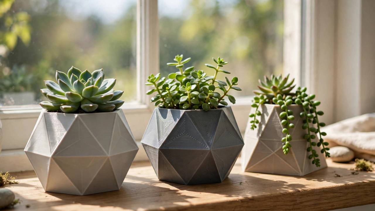 3d printed planters garden